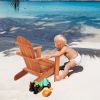 Kids Outdoor Wooden Adirondack Chair for Patio/Garden/Backyard/Pool