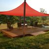 22'x23' Rectangle Sun Shade Sail/ Watermalon Red