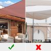 13'x19' Rectangle Sun Shade Sail