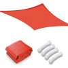 22'x23' Rectangle Sun Shade Sail/ Watermalon Red