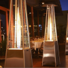 PSLQ06.  Outdoor quadrilateral tower gas heater. (indoor household, outdoor wedding, hotel, sports field, station pavilion, garden, restaurant, pedest