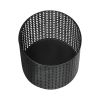 S/3 METAL MESH PLANTER ON STAND 8/9/11", BLACK