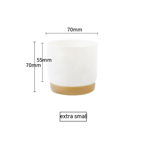 Ceramic Plastic Lazy Person Automatic Water Absorption Small Flower Pot